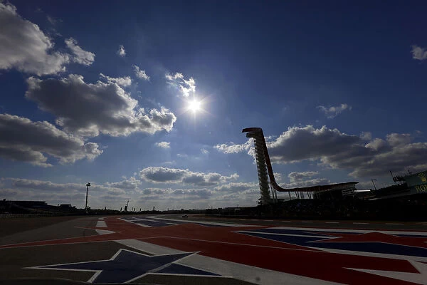 Action Atmosphere. The cars race past the COTA Observation Tower