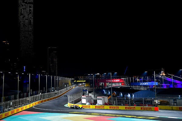 Action Pirelli. Valtteri Bottas, Mercedes W12, leads Sir Lewis Hamilton, Mercedes W12