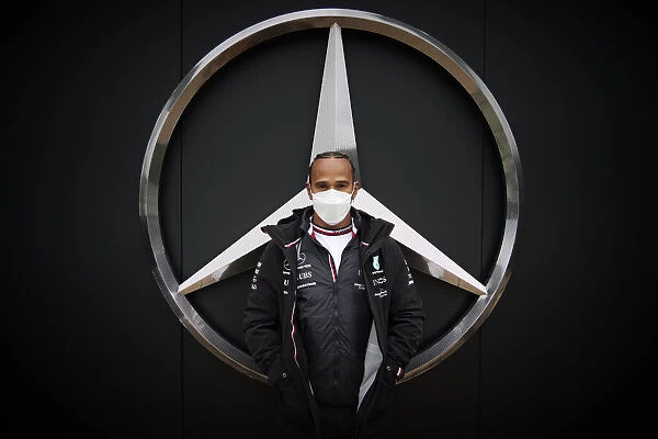 portrait. Sir Lewis Hamilton, Mercedes