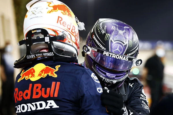 portrait helmet. Max Verstappen, Red Bull Racing