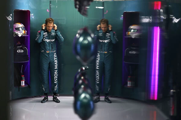 Sebastian Portrait. Sebastian Vettel, Aston Martin